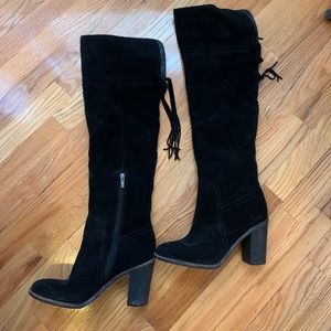 Knee high booties